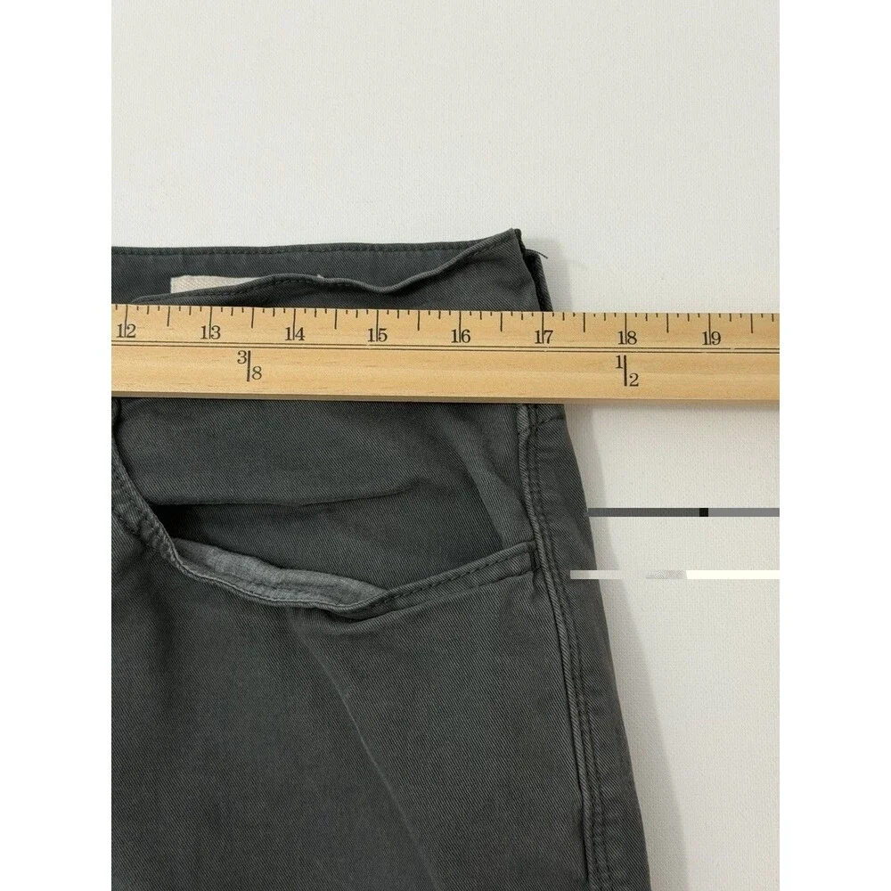 Flint And Tinder Pants Mens 34x30 Gray 365 Tapered 5 Pocket Stretch Casual